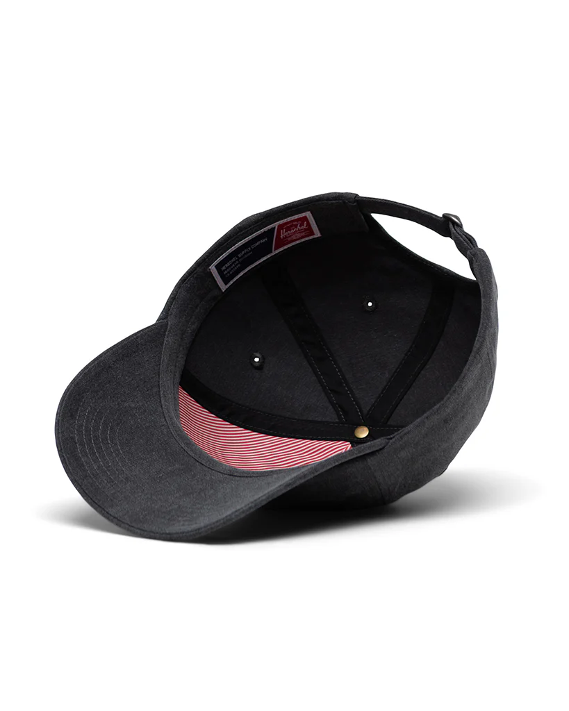 Herschel Supply Co Sylas Stonewash Cap - Black - Image 2
