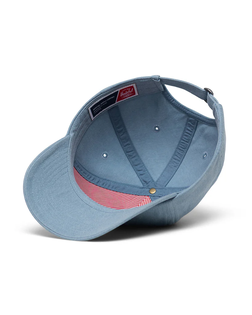 Herschel Supply Co Sylas Stonewash Cap - Light Denim - Image 3