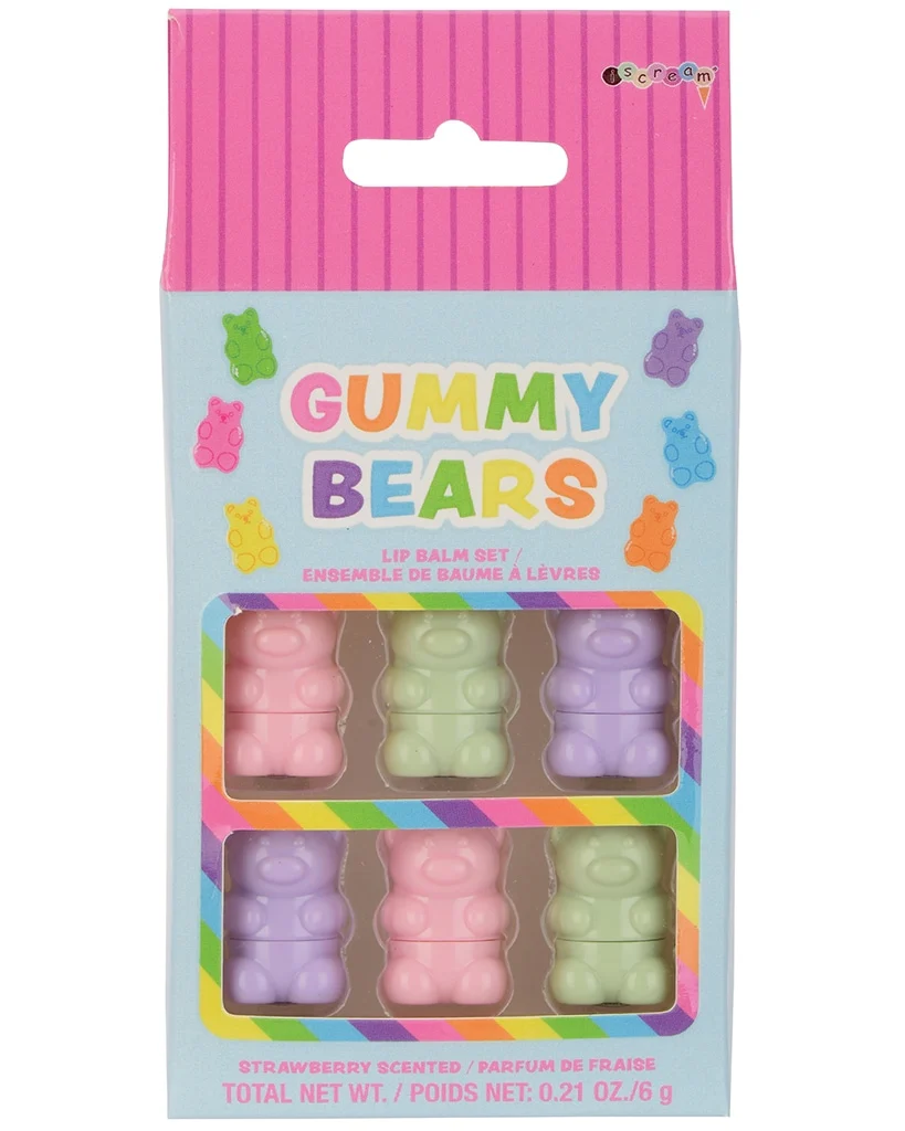 iscream Gummy Bear Lip Balm Set