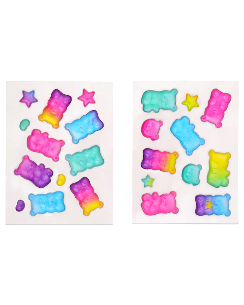 iscream Gummy Bears Puffy Holographic Stickers - Image 2