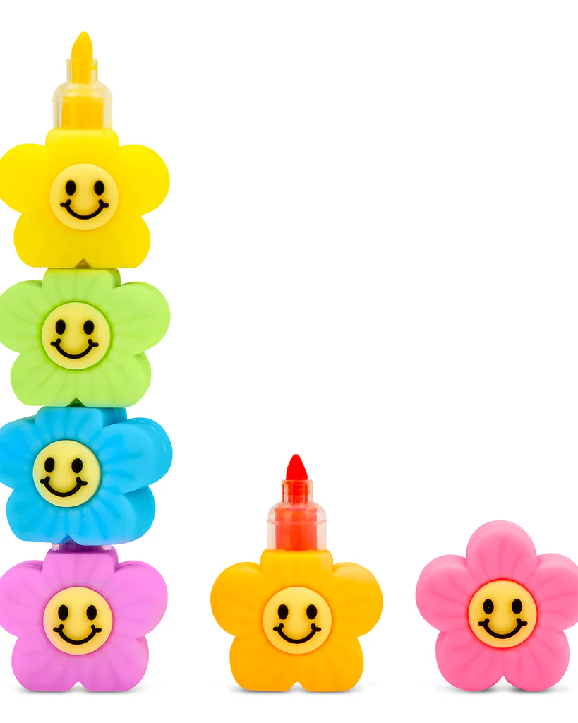 iscream Smile Flower Stackable Markers - 710858 - Image 3