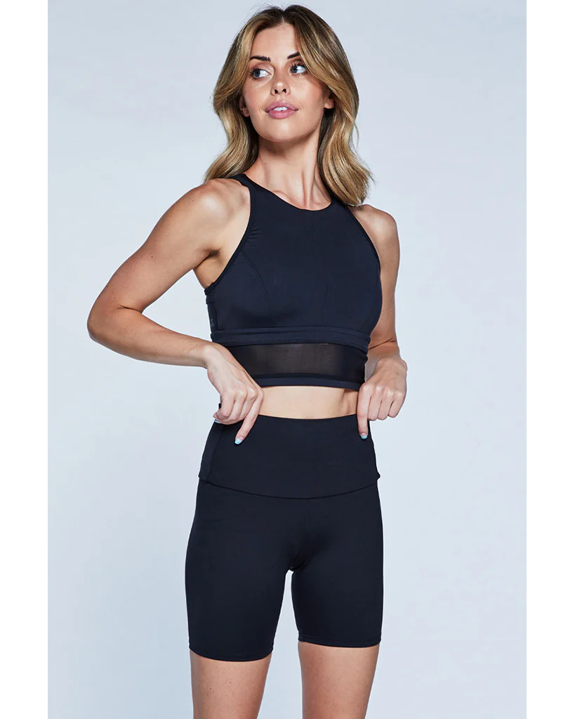 Jo+Jax All Day Midi Shorts - Womens - Black