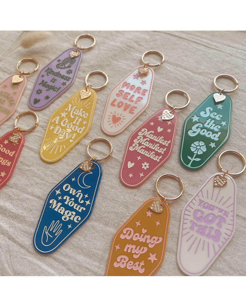 Kindness is Magic Inspirational Motel Keychain - Manifest - Image 3