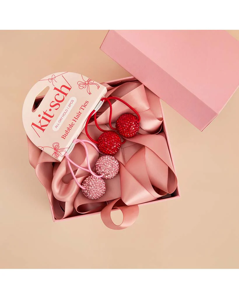 Kitsch Holiday Bubble Hair Ties 2 pc Set - Image 6