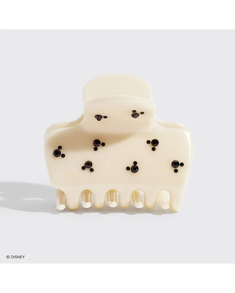 Kitsch & Mickey and Minnie Recycled Puffy Claw Clip 1 pc - Cream - Image 3