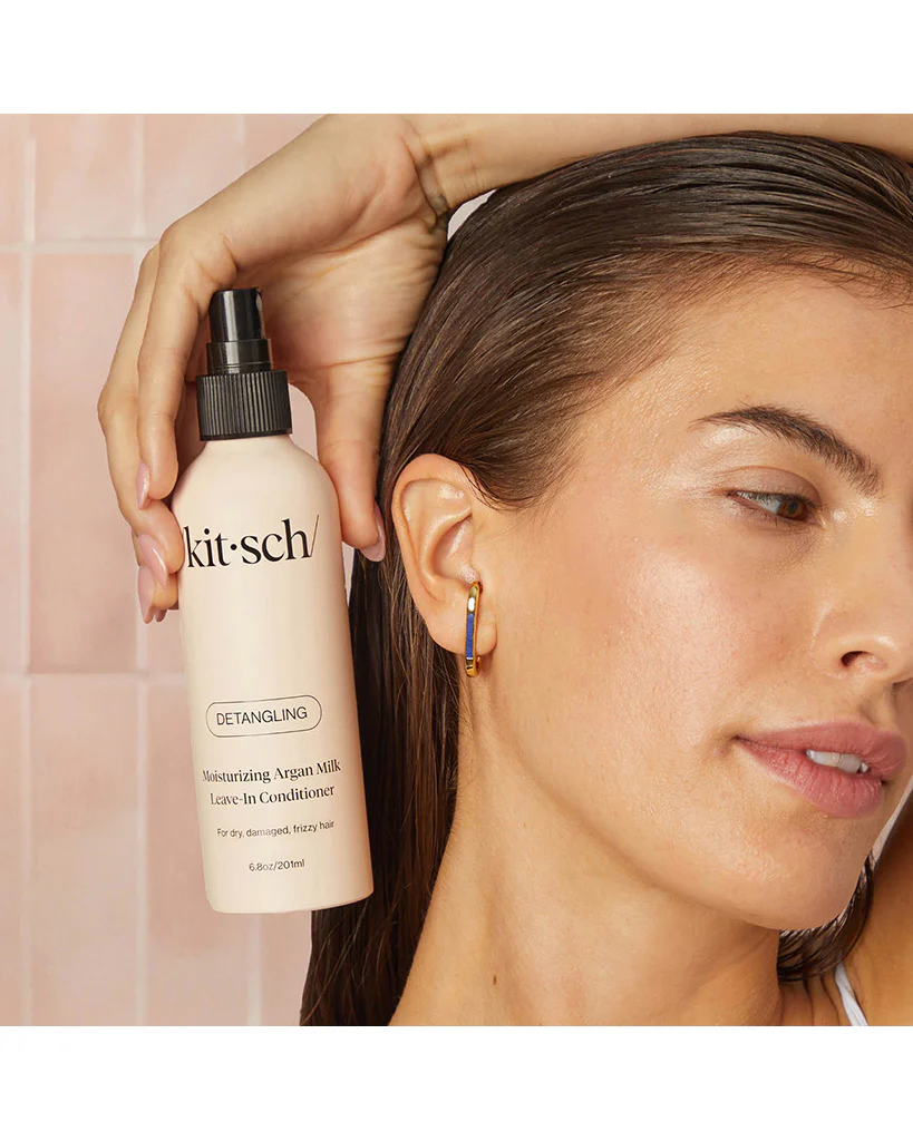 Kitsch Moisturizing Argan Milk Leave-In Conditioner - Image 2