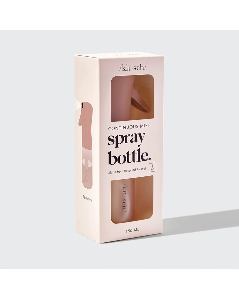 Kitsch Recycled Plastic Continuous Spray Bottle - Terracotta - Image 4