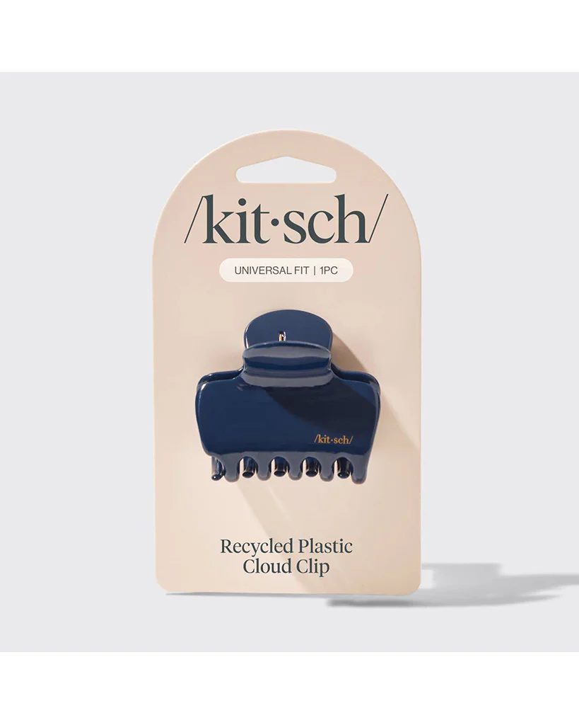 Kitsch Recycled Plastic Puffy Cloud Clip 1pc - Blue Orchid - Image 3