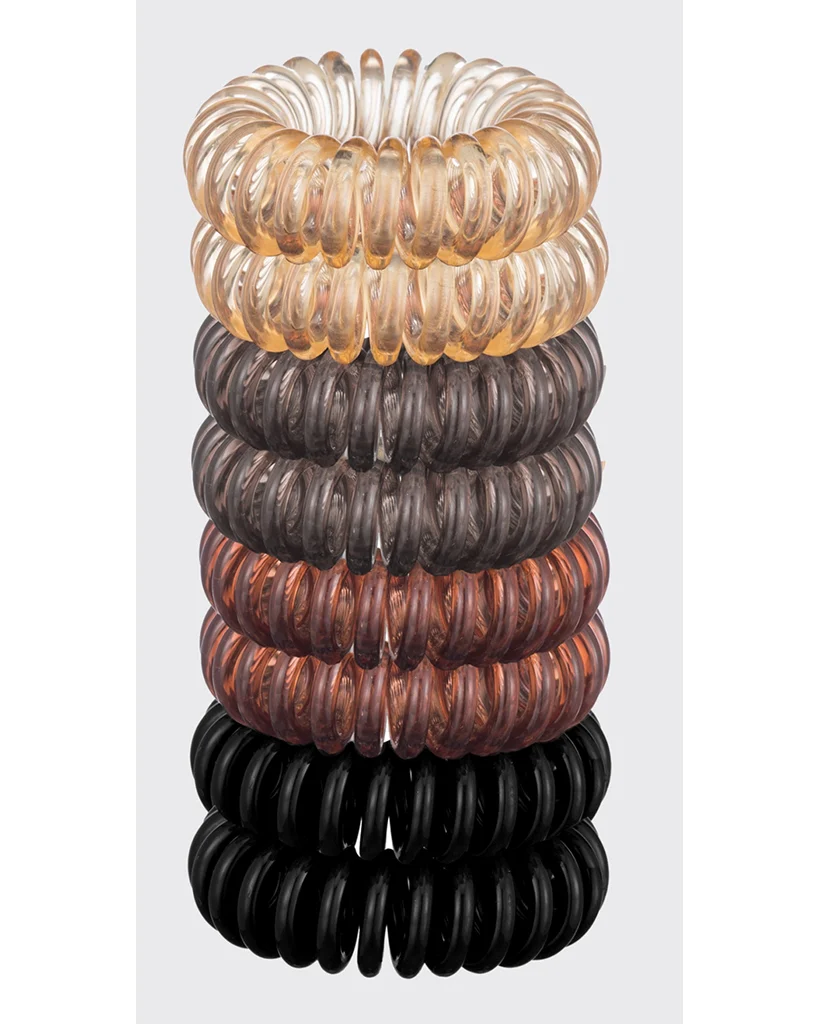 Kitsch Spiral Hair Ties 8 Pack - Image 6