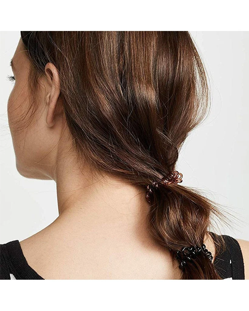 Kitsch Spiral Hair Ties 8 Pack - Image 8
