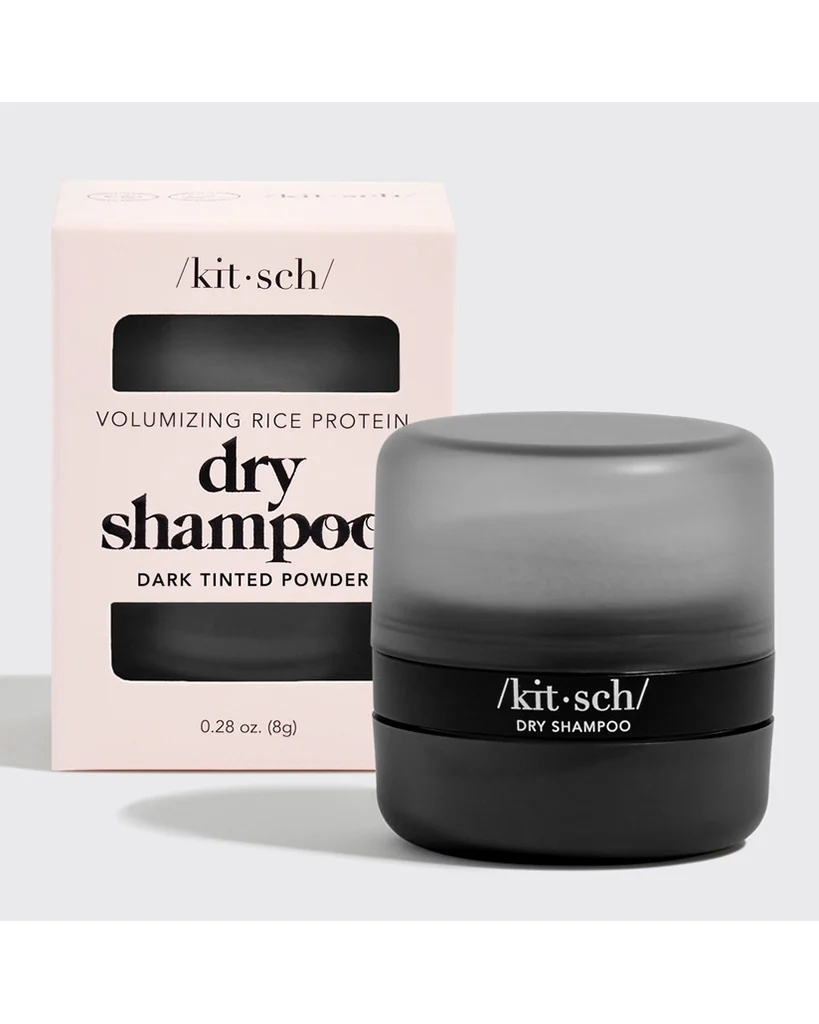Kitsch Volumizing Rice Protein Dry Shampoo - Dark Tinted Powder