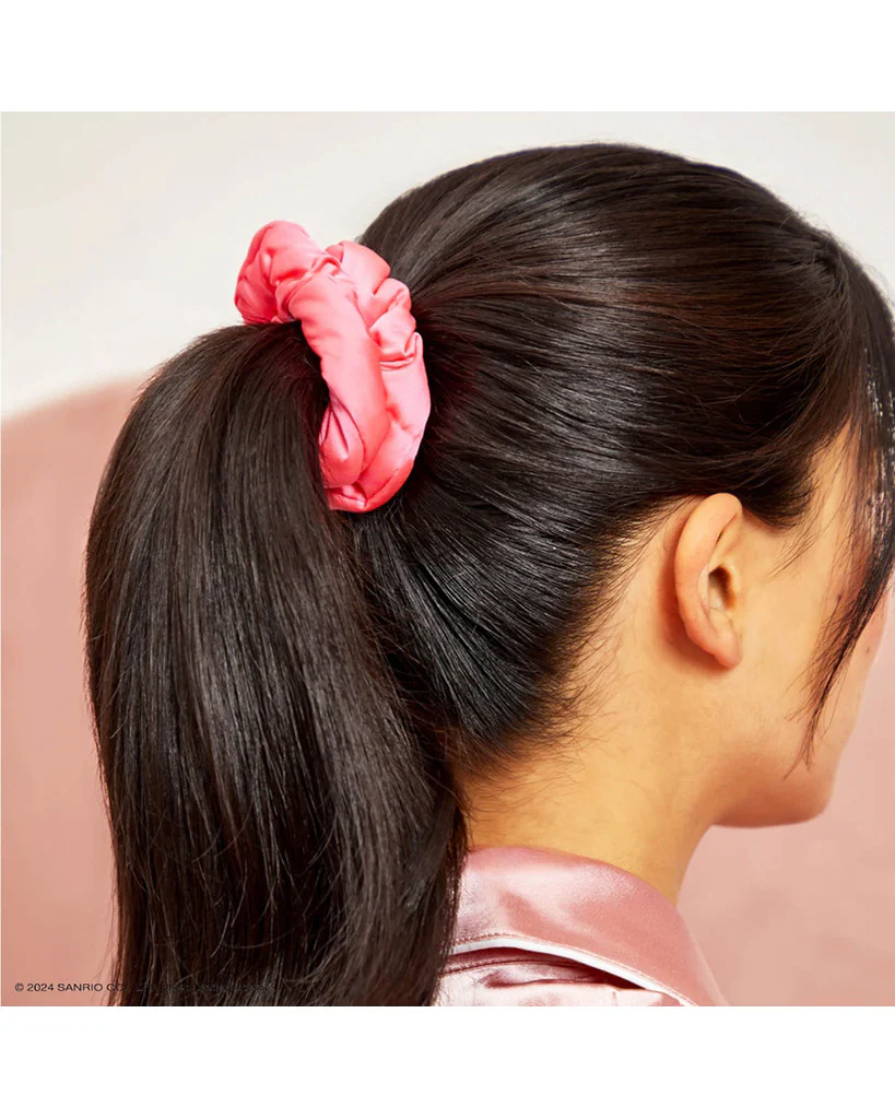 Kitsch x Hello Kitty Recycled Fabric Puffy Scrunchies 3pc Set - Image 5
