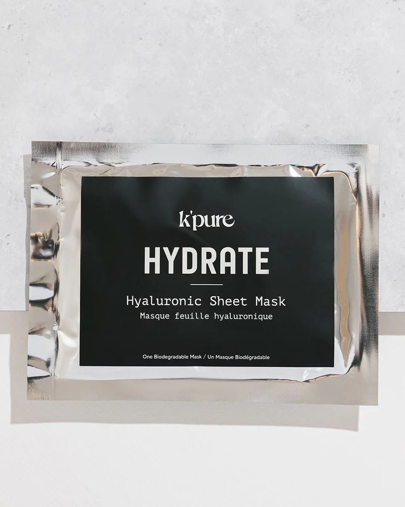 K'pure Naturals Hydrate Hyaluronic Acid Sheet Mask