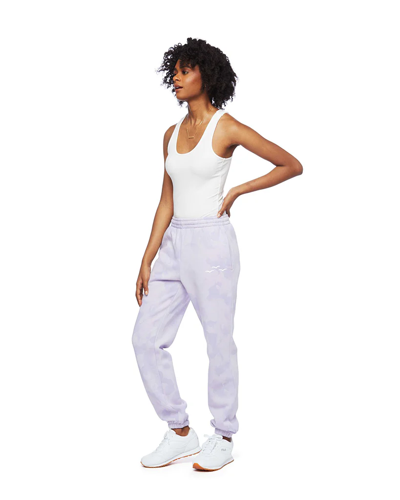 Lazypants Nova Jogger Sweatpants - Womens - Lavender Sponge - Image 2