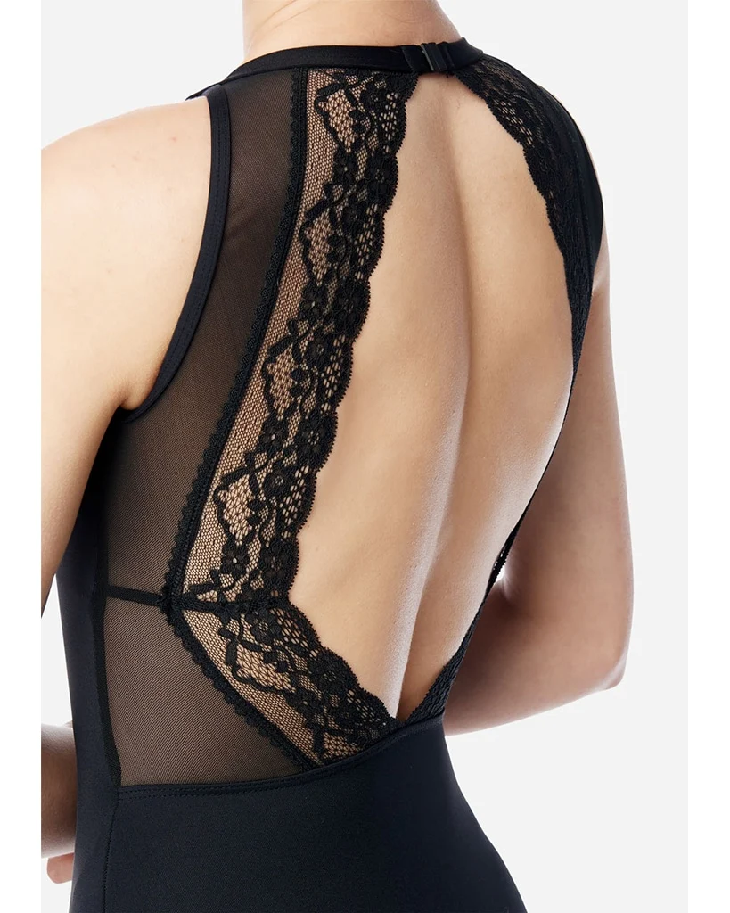Lulli Dancewear Freya High Neck Open Lace Back Sleeveless Leotard - LUF679 Womens - Image 4