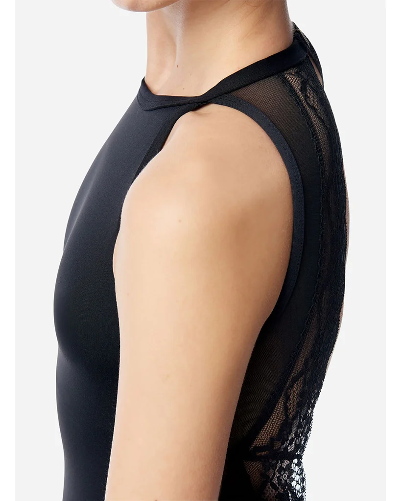Lulli Dancewear Freya High Neck Open Lace Back Sleeveless Leotard - LUF679 Womens - Image 5
