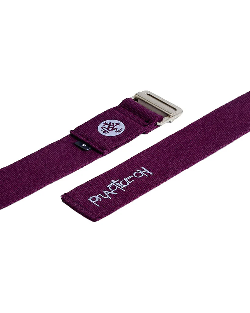 Manduka AligN Yoga Strap 8' - Indulge Purple - Image 2