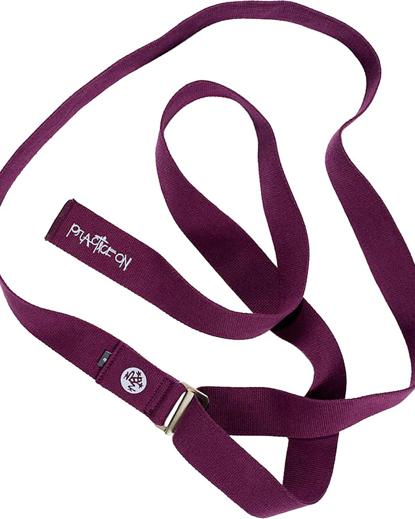 Manduka AligN Yoga Strap 8' - Indulge Purple - Image 3