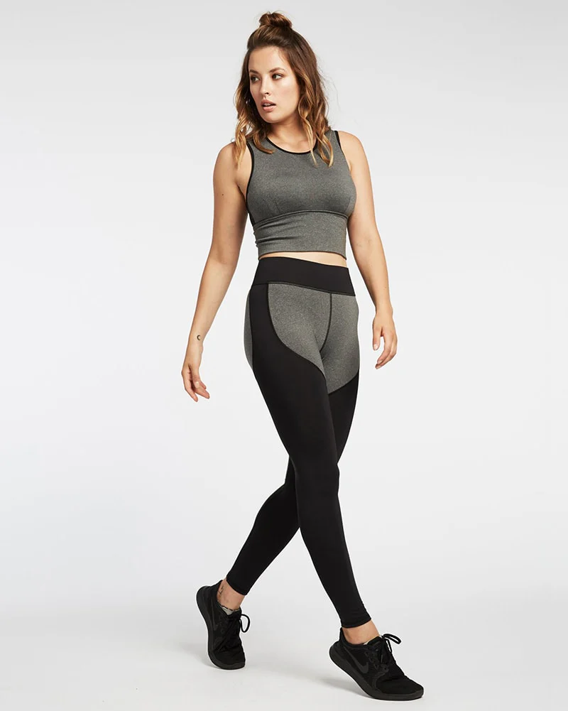 Michi Cadence Legging - Womens - Grey/Black - Image 4