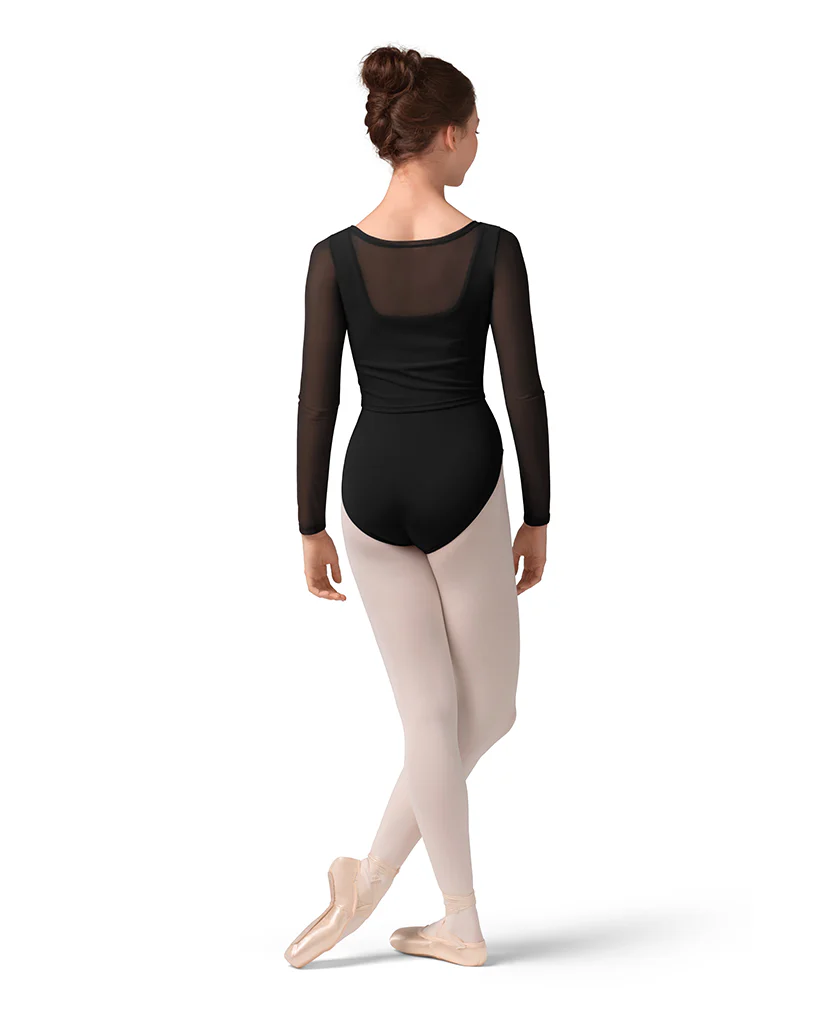 Mirella Gathered Mesh Long Sleeve Top - M30001L Women - Image 4