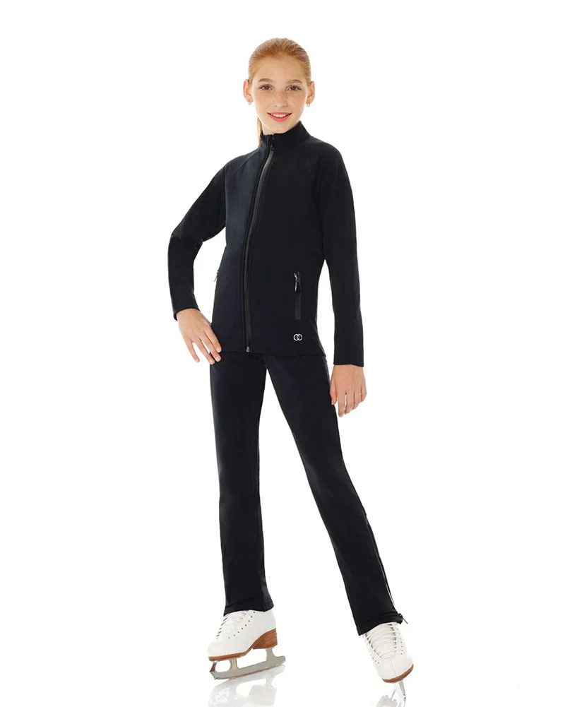 Mondor Powerflex Performance Zipper Bottom Skating Legging - 1011C Girls - Image 2
