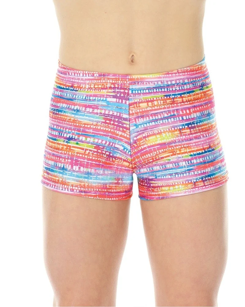 Mondor Pattern Print Gymnastic Shorts - 27825CP Girls - Image 7