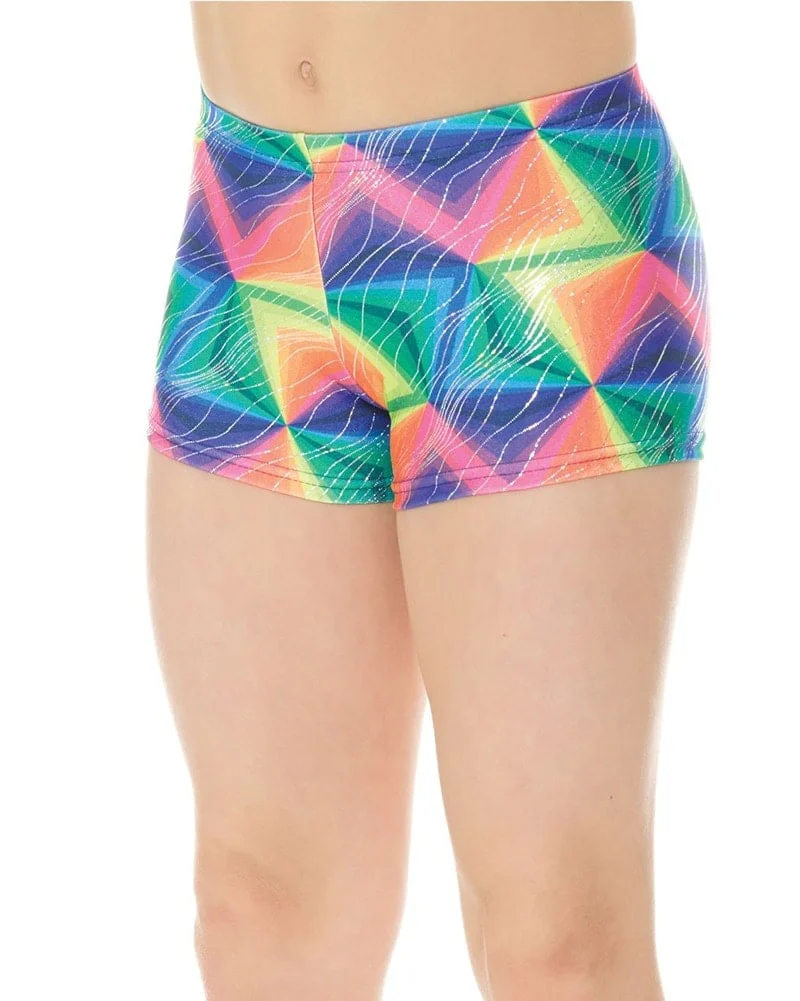 Mondor Pattern Print Gymnastic Shorts - 27825CP Girls - Image 8