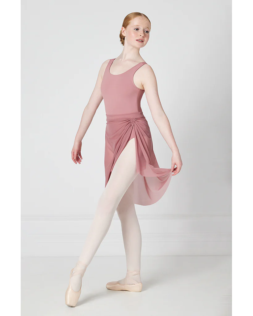Mondor Juliette Long Mesh Pull-On Ruched Ballet Skirt - 16107 Womens - Image 2
