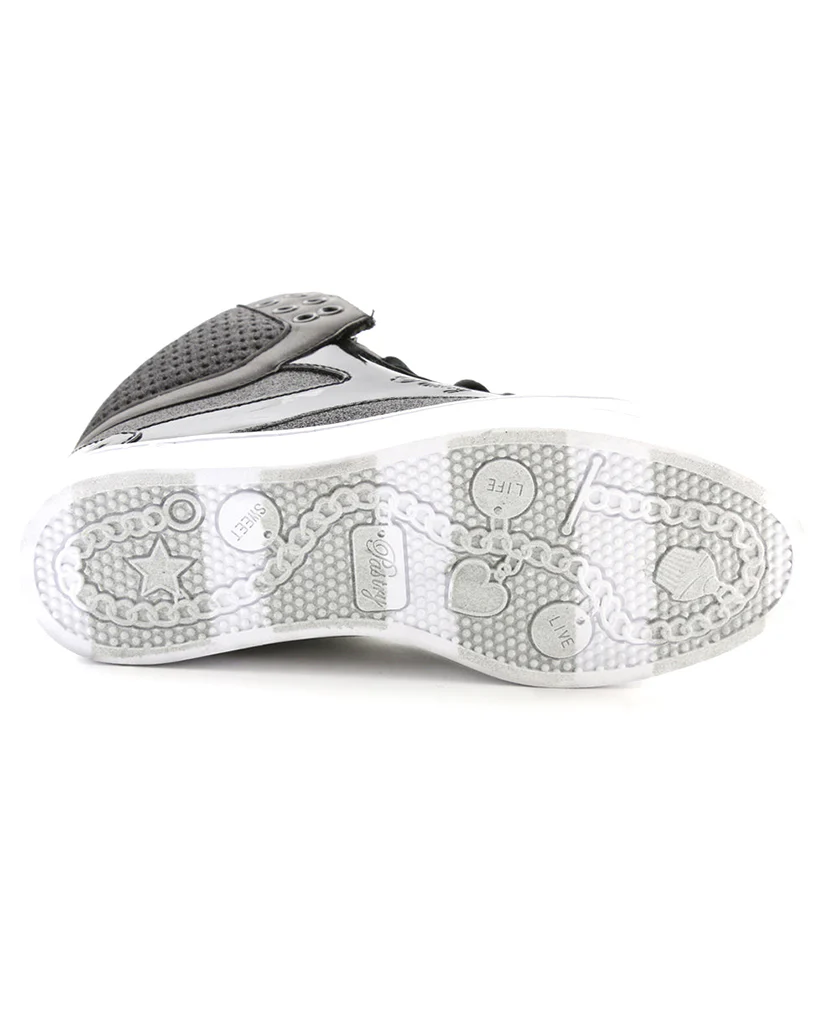 Pastry Pop Tart Glitter Hip Hop Dance Sneakers - Black - Womens/Mens - Image 2