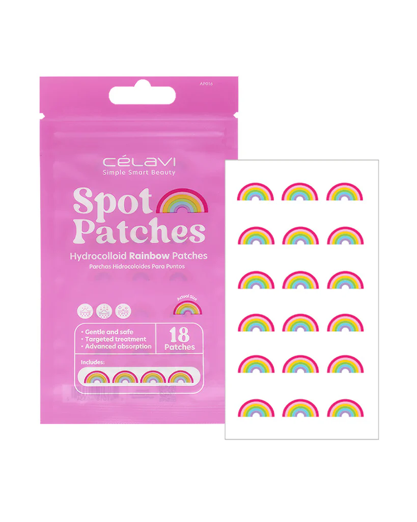 Pineapple Beauty Celavi 18pc Hydrocolloid Rainbow Acne Spot Patch