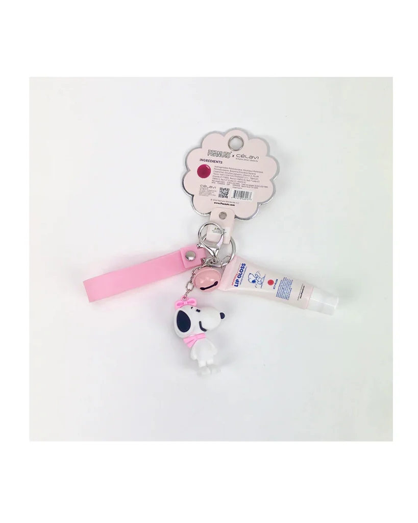 Pineapple Beauty Celavi Icy Plum Snoopy Lip Gloss with Keychain - Image 8