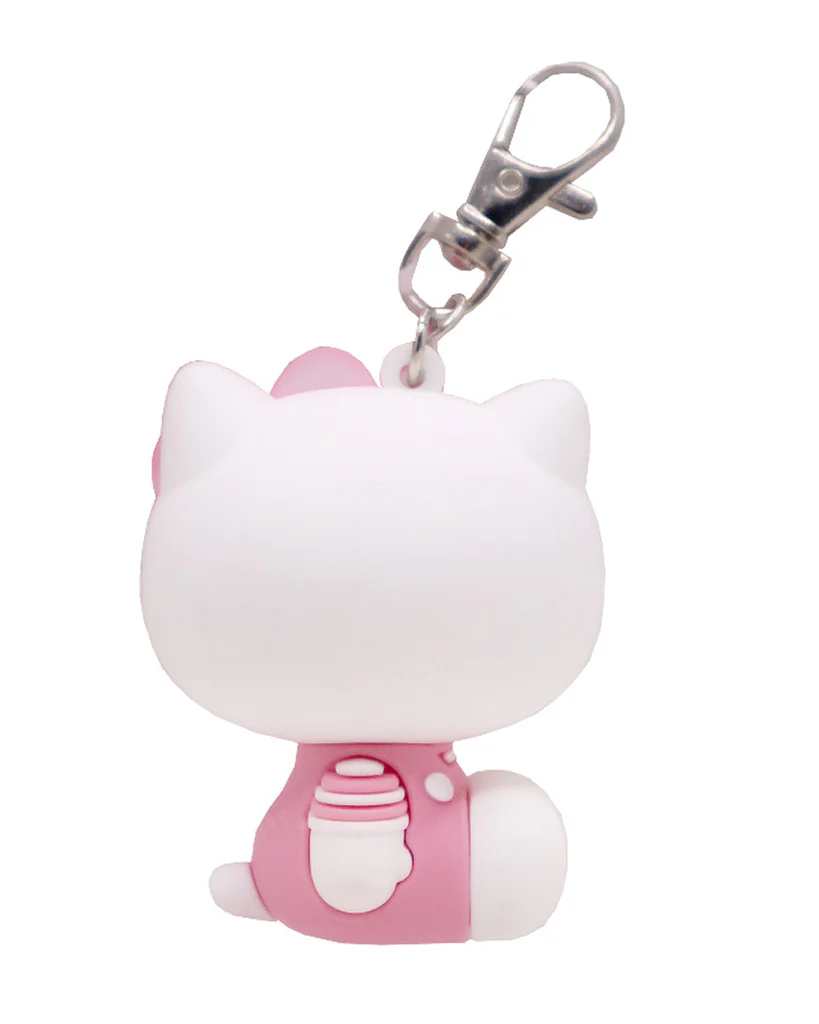 Pineapple Beauty Hello Kitty 3D Keychain Charm with Clip - Image 3