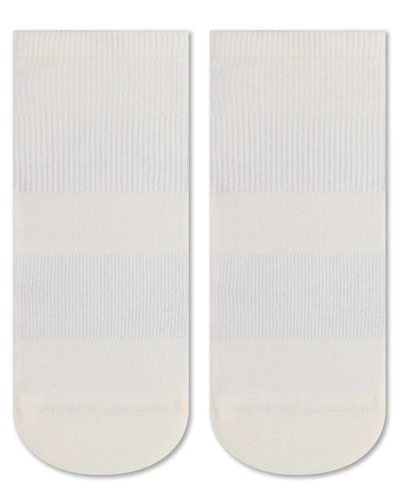 Pointe Studio Strawberry Ankle Grip Sock - Womens - White - Image 2