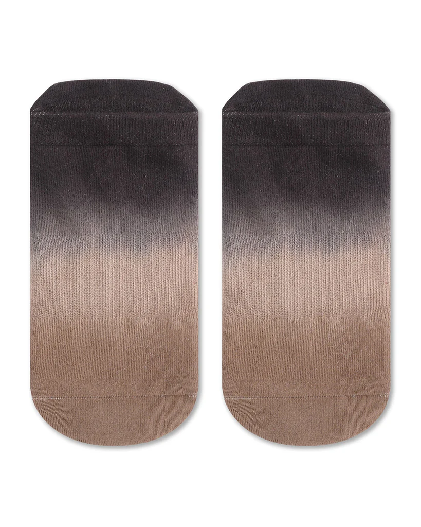 Pointe Studio Wyatt Full Foot Grip Sock - Womens - Chocolate Ombre - Image 2