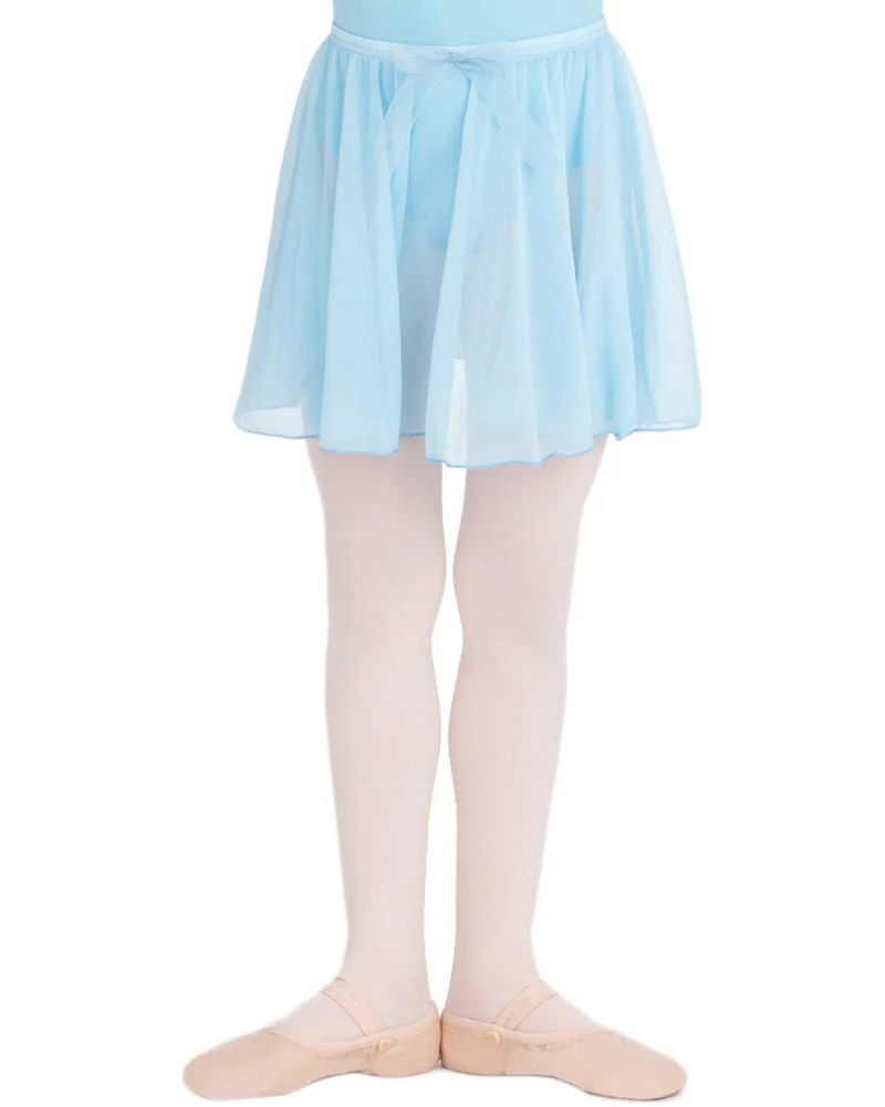 Capezio Bow Detail Circle Cut Pull-On Ballet Skirt - N1417C Girls - Image 3