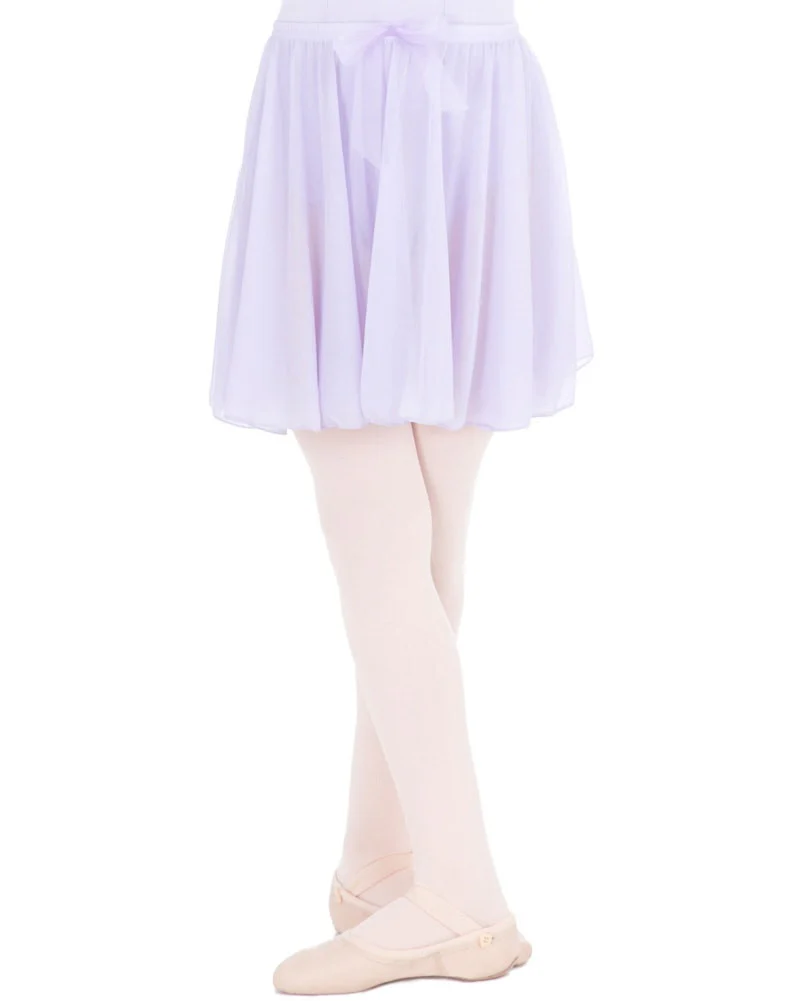 Capezio Bow Detail Circle Cut Pull-On Ballet Skirt - N1417C Girls - Image 4