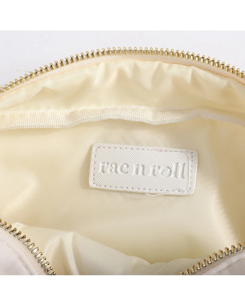 Rac n Roll 3 Pack Makeup Pouches - Beige - Image 8