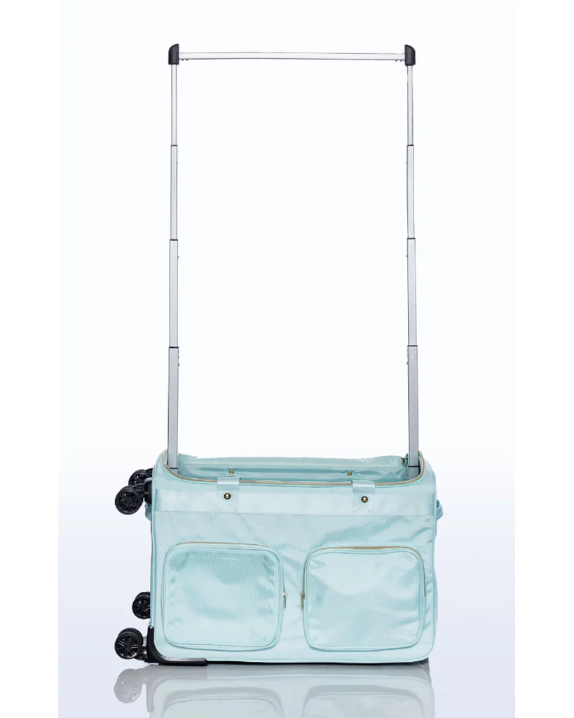 Rac n Roll Built-In Large Dance Travel Bag - Aqua
