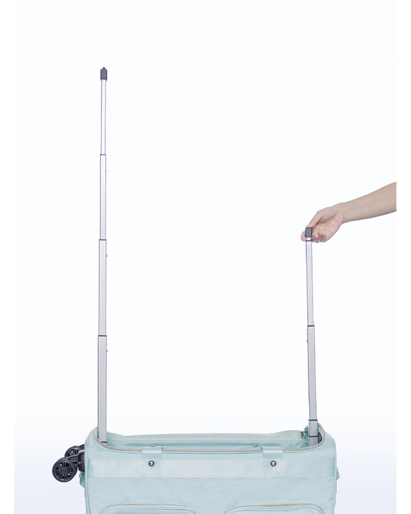 Rac n Roll Built-In Large Dance Travel Bag - Aqua - Image 5