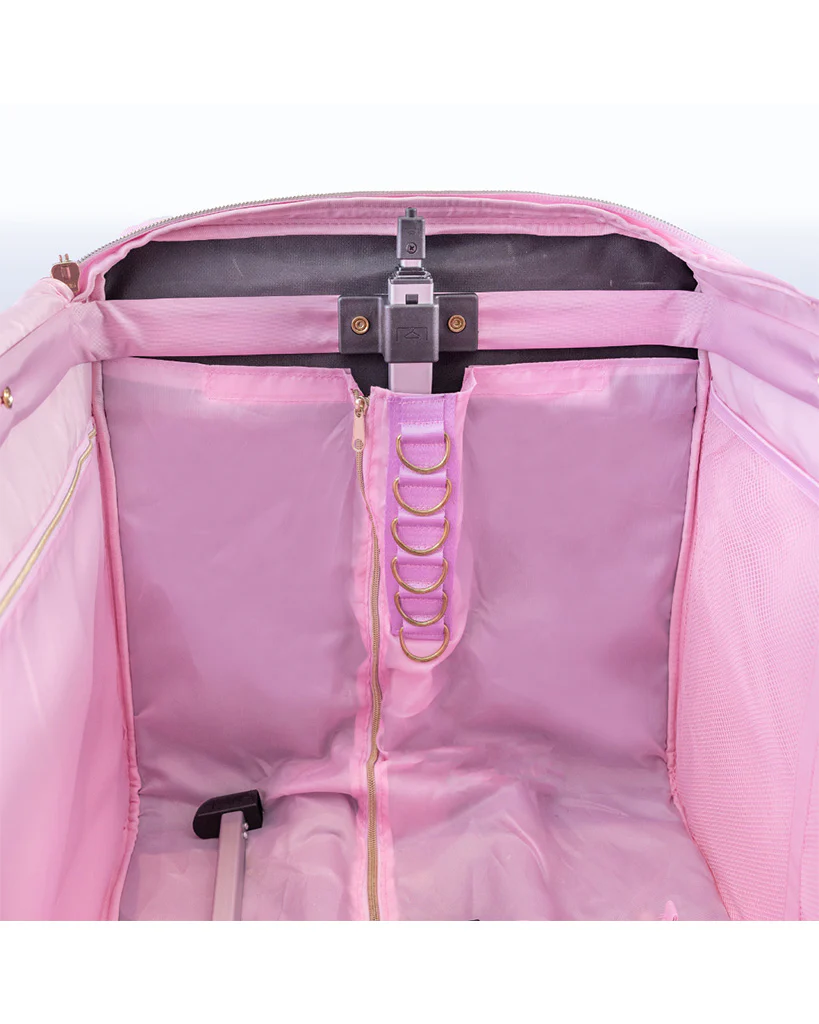 Rac n Roll Built-In Large Dance Travel Bag - Pink - Image 7