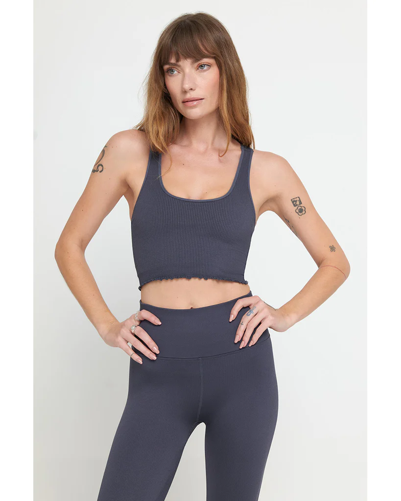 Spiritual Gangster Amor Crop Tank - HO33676009 - Womens - Shadow