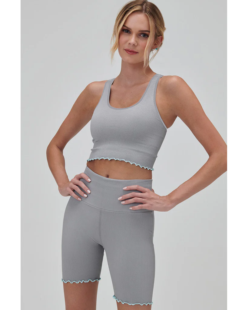 Spiritual Gangster Amor Crop Tank - SU33676007 - Womens - Fossil Grey - Image 2