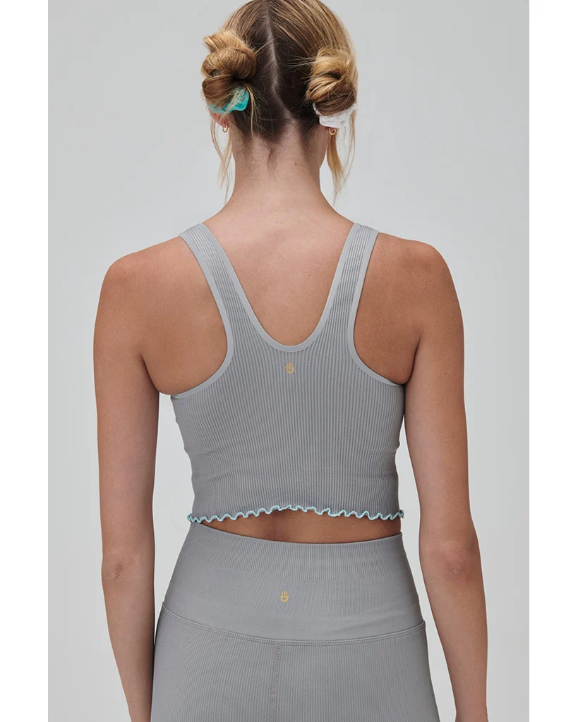 Spiritual Gangster Amor Crop Tank - SU33676007 - Womens - Fossil Grey - Image 3