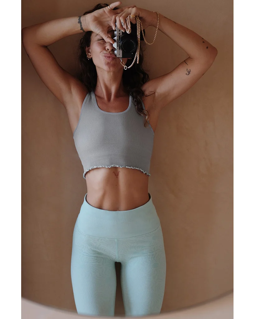Spiritual Gangster Amor Crop Tank - SU33676007 - Womens - Fossil Grey - Image 4