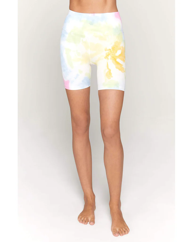 Spiritual Gangster Biker Shorts - SU13608002 - Womens - Sunny Days Swirl Tie Dye