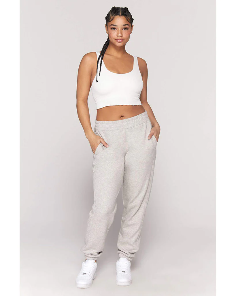 Spiritual Gangster Gym Pant - FA10409010 - Womens - Heather Grey - Image 4