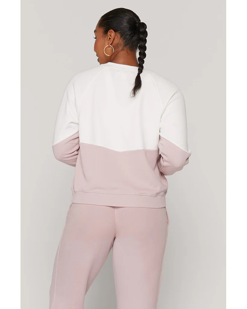 Spiritual Gangster Happy Bridget Raglan Pullover - Womens - Stone/ Rose Quartz - Image 2