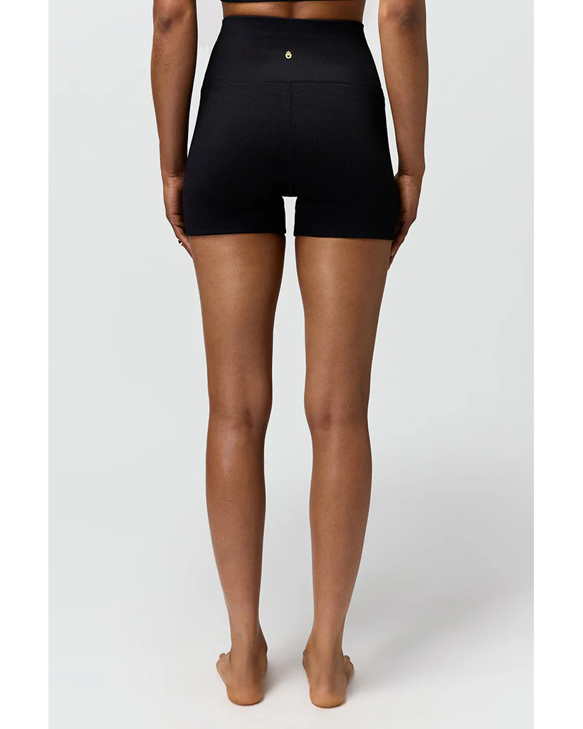 Spiritual Gangster Love Sculpt Shortie Shorts - SP43608005 - Womens - Black - Image 2