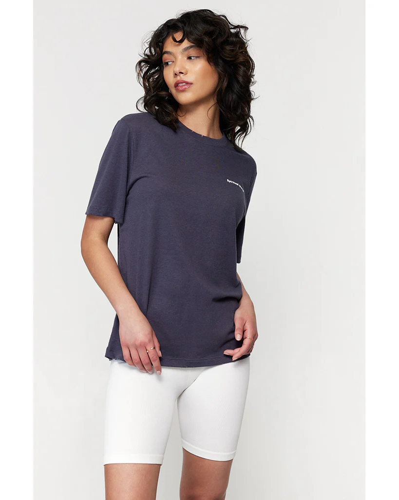 Spiritual Gangster SG Guide to Happiness Oversize T Shirt - FA20418008 - Womens - Space Blue - Image 2