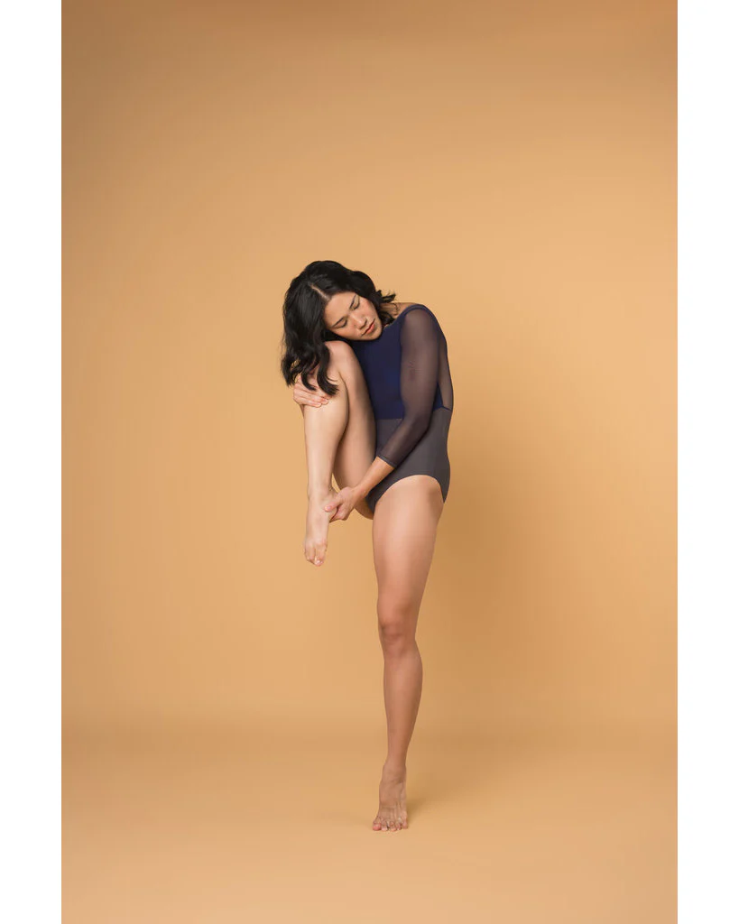 Supertone Bolt Collection Avery Mesh 3/4 Long Sleeve Leotard - Womens - Image 15